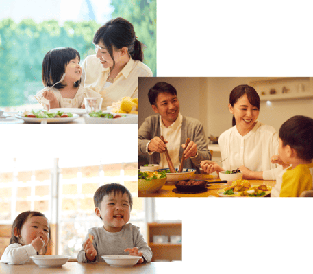 メニュー笑顔 メニュー笑顔